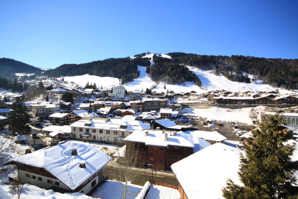 Morzine village and ski slope